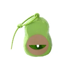 Dog Poop Bag Dispenser Avocado Shape Dog Poop Bag Holder Waste Bags Container