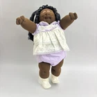 Cabbage Patch Little People Soft Sculpt African American Girl Brown Hair/Eyes