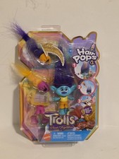 Trolls Band Together Branch Small Doll Figure  Hair Pops 9 Pieces Dreamworks