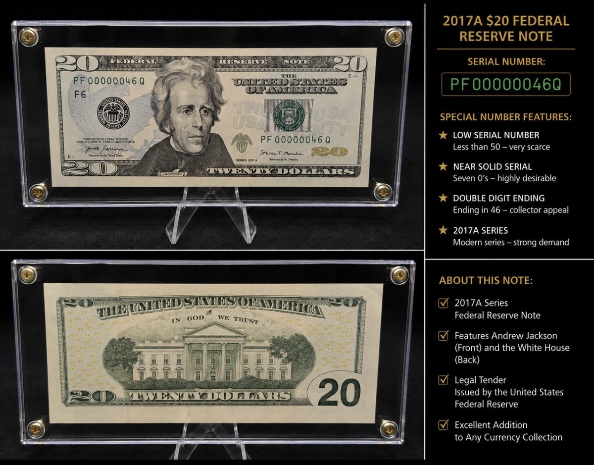 BANKNOTESコレクション 20枚 Uncirculated $20 US Small Size Paper Money Notes for sale | eBay