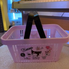 Authentic Sanrio Kuromi Mini Shopping Storage Basket Japan