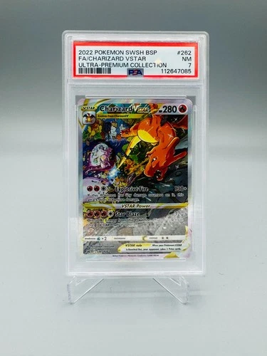 PSA 7 - Pokémon TCG  - Charizard Vstar - Sword & Shield - SwWSH 262 - Holo Promo