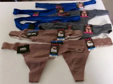 Eight Maidenform Thongs size 9 assorted styles and colors