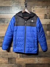 THE NORTH FACE Boys' 2n1 Reversible Mount Chimborazo Jacket, Blue/Black Size XL
