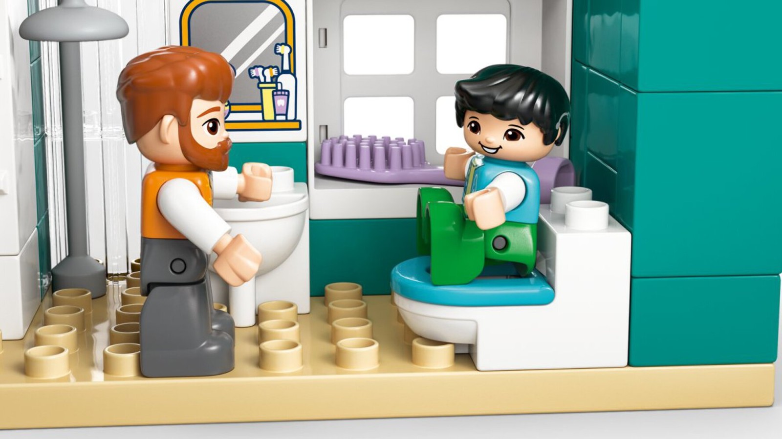 10470 LEGO DUPLO Town Casa familiare moderna 3 in 1 con personaggi foto 6