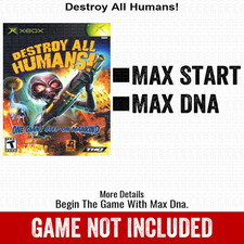 Destroy All Humans 100 Unlocked All Items Xbox USB Save File