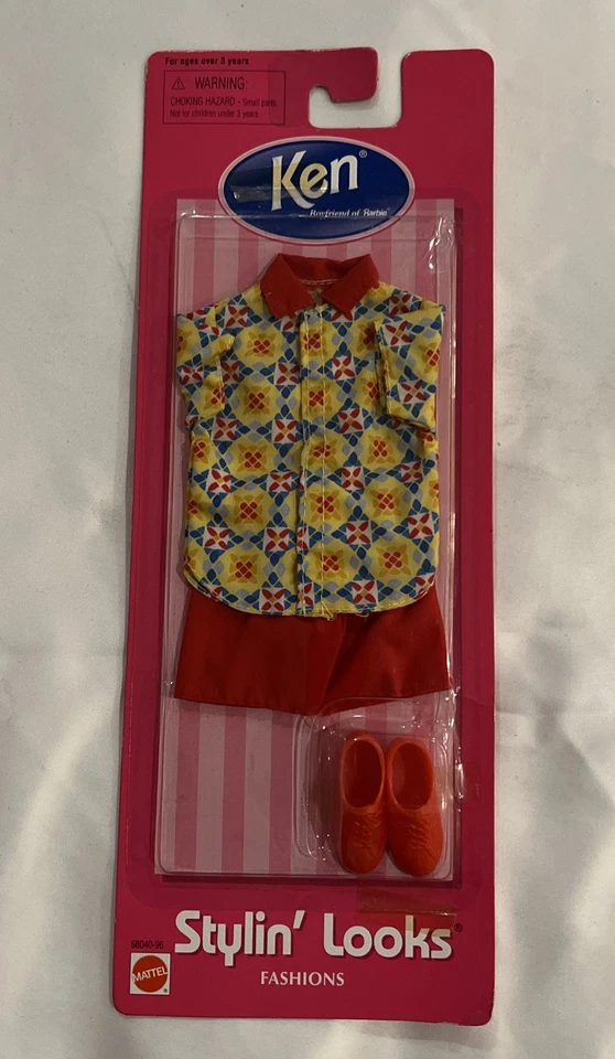 De colección KEN BARBIE Fashion Avenue 3 Trajes 5 Pares de Zapatos Foto 3 de 4