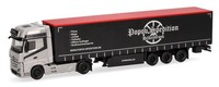Herpa - Mercedes Benz Actros L 4X2 Mit 3-Achs-AnhäNger Popov Spedition - 1/87...
