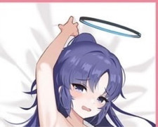 Nouvelle housse de coussin Blue Archive Hayase Yuuka 160 cm 2 voies tricot Ja...