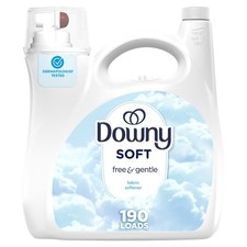 Downy Free & Gentle Liquid Fabric Softener, 140 Fl Oz, 190 Loads, Hypoallergenic 0.14 per gallon