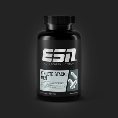 ESN Athlete Stack Men (210 Caps) - MHD 30.04.2028