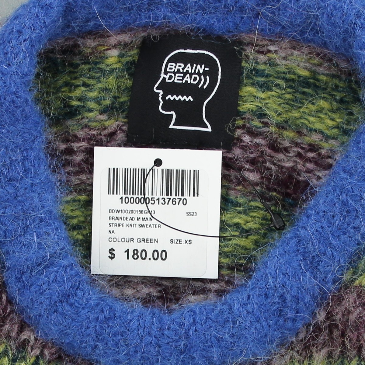 Brain Dead Alpaca Stripe Knit Sweater, Women