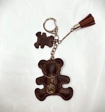 Bear with pendant, baby bear and tassel keychain and purse charm