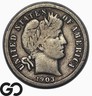 1903-S Barber Dime *Significant Key Date, 613k Minted, Low Survival Rate* XF++ San Francisco Barber Dime