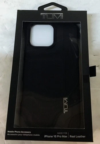 Tumi Protective Case for iPhone 16 PRO MAX REAL LEATHER
