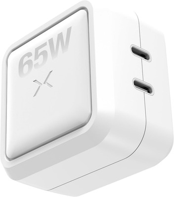 Xgrid X65: 65W USB-C Charger   Dual Port Gan Power Adapter with PD 3.0, QC 4.0+,