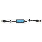 HD-TVI/CVI/AHd CVBS Ground Loop Isolator Video Balun Coaxial BNC Male To Fe OH