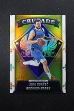 2021-22 Panini Chronicles Basketball Crusade #626 Luka Doncic Gold Prizm #/10