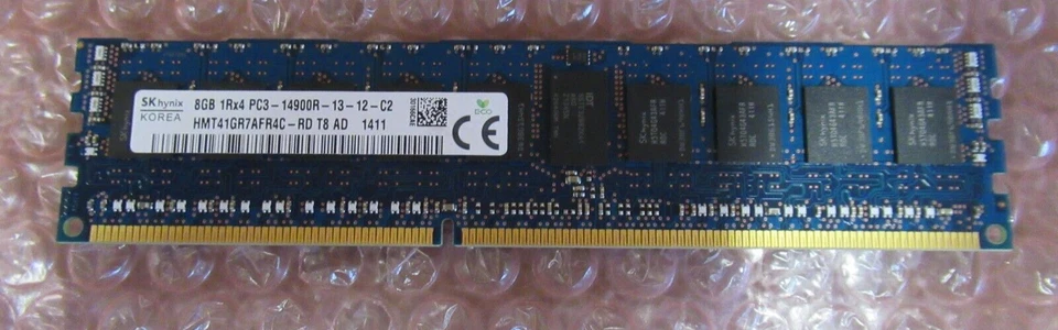 Hynix HMT41GR7AFR4C-RD 16GB (2x8GB) PC3-14900 DDR3-1866MHz ECC CL13 240P Memory - Image 3 of 4