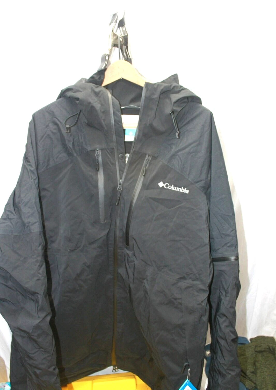 COLUMBIA Sportswear Mens 2XL (NWT) Ski Jacket Black Omni Heat Tech Winter