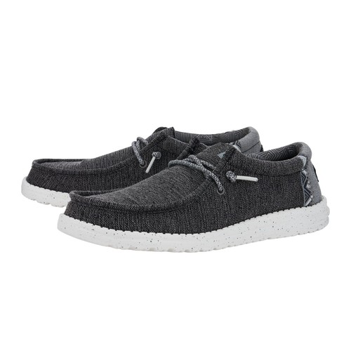 Hey Dude Wally Coastline Men's Casual Shoes, Black/White, M12 - Bild 3 von 6