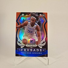 Precious Achiuwa 2020-21 Panini Prizm Draft Crusade Red White Blue RC Rookie #88