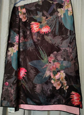 Tropical Microfiber Reversible Sarong, Floral, Flowers, Pink, Regular Size