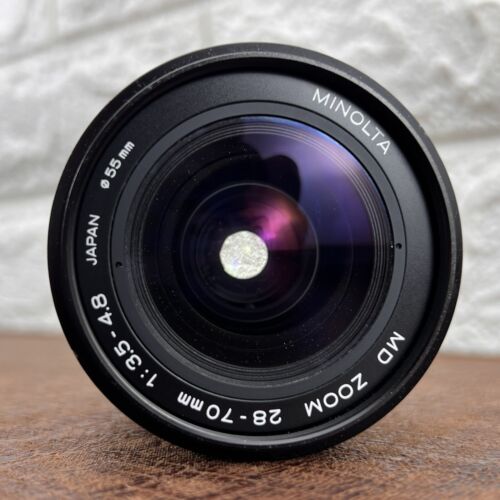 Objektiv Minolta MD Zoom 28-70mm 3.5-4.8 Wide Portrait Aperture XD X-700 SRT XK - Photo 1 sur 19