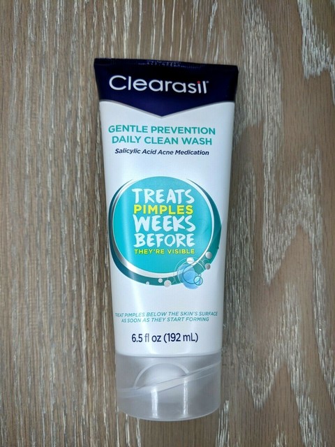 clearasil hydra blast face wash