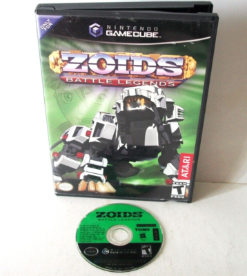 Zoids Battle Legends Nintendo GameCube Game Case Disc Action