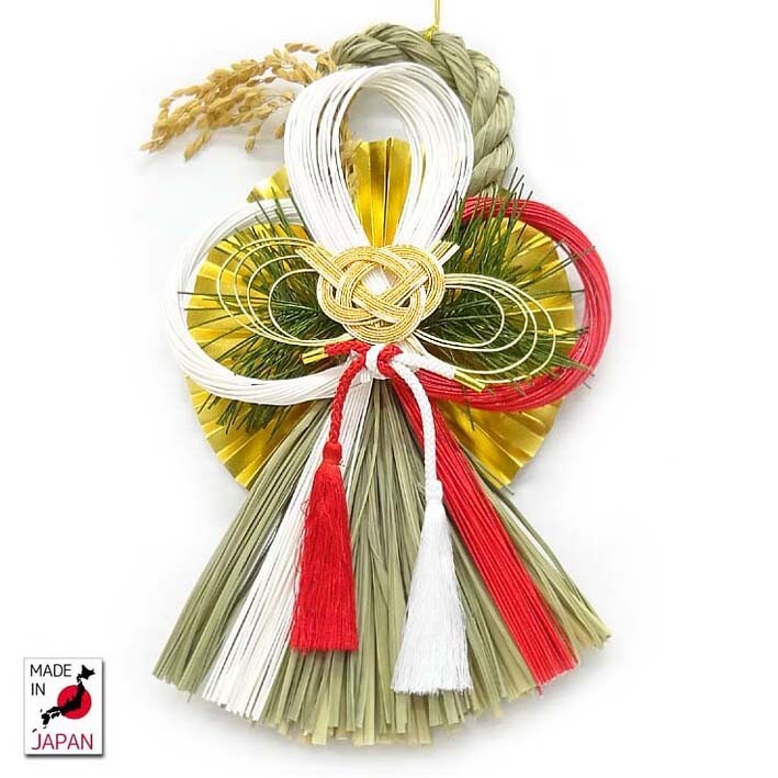 New Year's decorations Shimenawa wreath 名月 MEIGETU W160 H260
