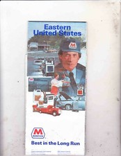 VINTAGE MAP ---- 1980 MARATHON OIL-----EASTERN UNITED STATES MAP