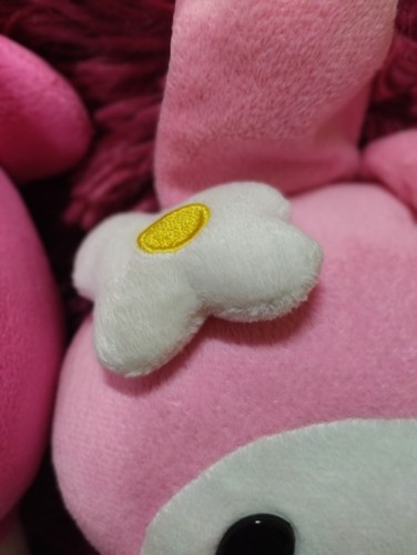 2 pcs. My Melody Pink Strawberry 7-10" Plush Doll Pre-owned Excellent Cond. - Picture 13 of 19
