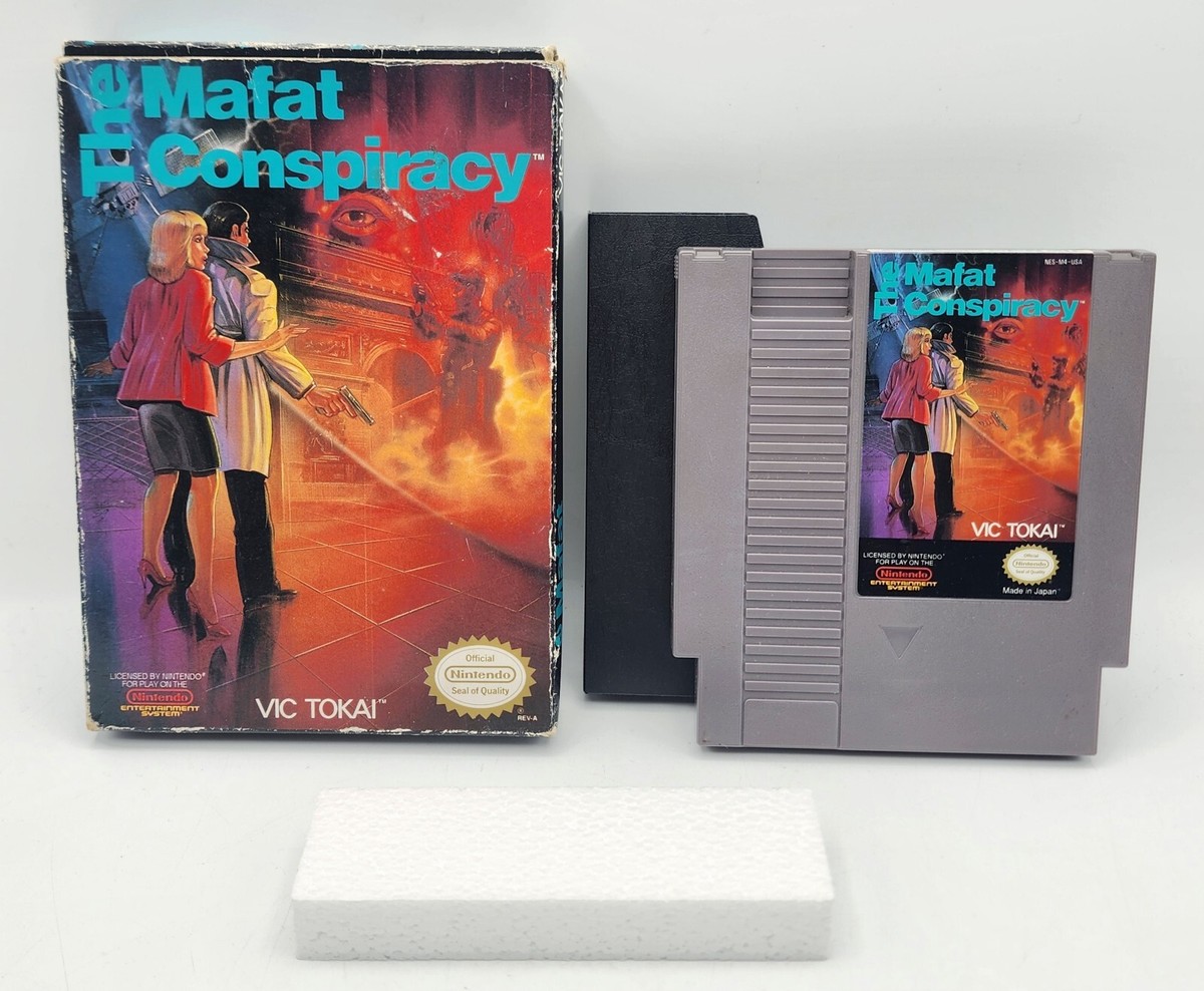 Nintendo Nes Cia Game Mafat Conspiracy Nintendo NES Authentic