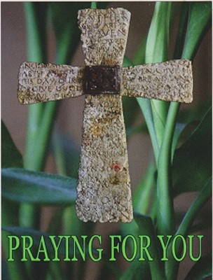 *Postcard-''Praying For You'' ...The Cross- ...Classic Postcard- {*Pro-1`