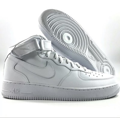 Nike Air Force 1 Mid LE GS Triple White DH2933-111 | KICKSCREW