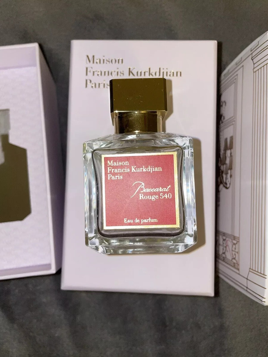 EMPTY BOTTLE MFK Baccarat Rouge 540 WITH BOX collector Maison F