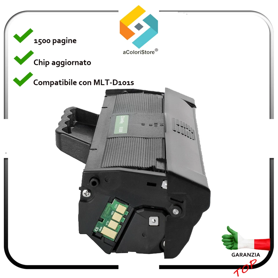 Toner per samsung MLT-D101S ML 2160 2165 2168 SCX 3405 3400 SF 760P compatibile - Immagine 2 di 4