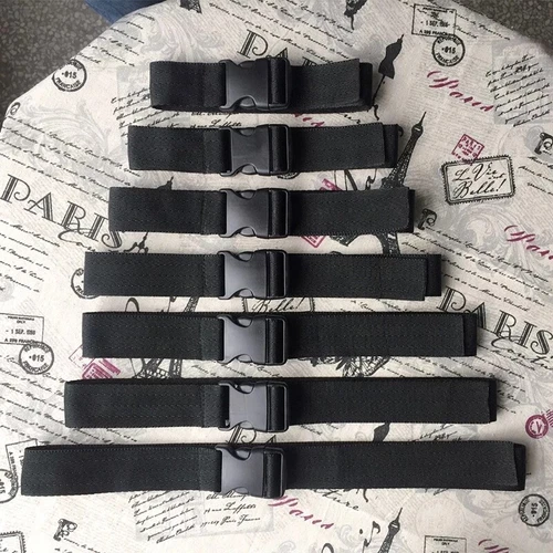 7Pcs Bondage Nylon Belt Body Harness Fetish Restraint Strap Slave Torture BDSM - Picture 1 of 20