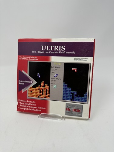 Vintage Ultris IBM PC DOS 3.5 Floppy Disk 90s Mr Disk - CIB See Pics Rare
