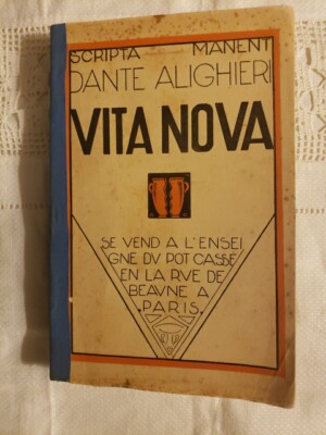 Vita Nova by Dante Alighieri French Book 1924 Deco Illustrations By GIO COLUCCI