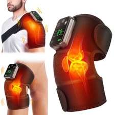 3in1 Electric Heated Vibration Knee Joint Elbow Pad Shoulder Wrap Brace Massage