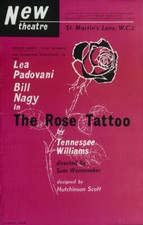 New Theatre. The Rose Tattoo. Tennessee Williams. Bill Nagy. Sam Wanamaker  1959