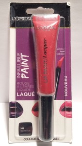 Détails Sur Rouge à Lèvres Liquide Lacquer Infaillible Lip Paint 105 Red Fiction Loréal