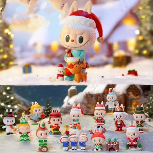 POP MART Labubu The Monsters Let&amp;amp;amp;#039;s Christmas Series Blind Box Figure Toy Gift