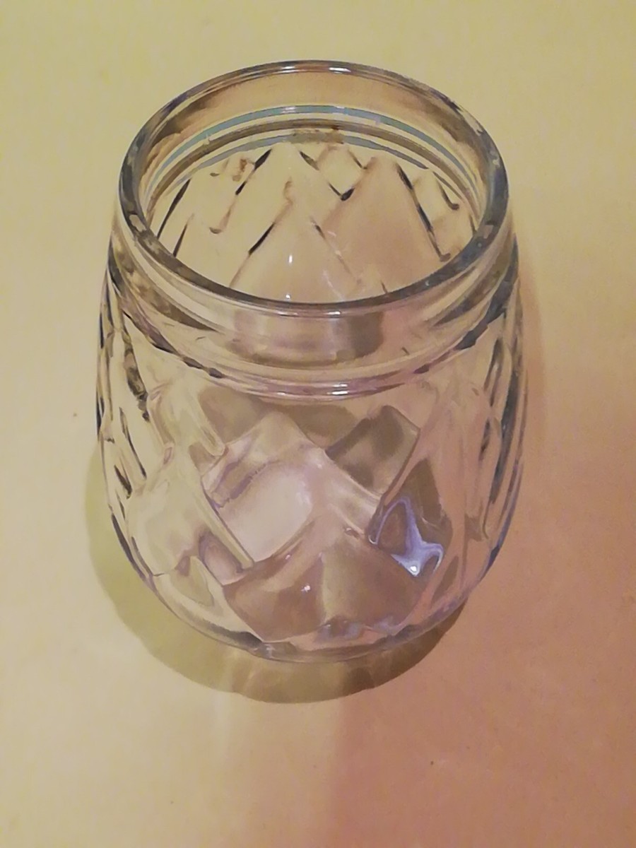 Bicchiere in vetro sagomato a forma di lattina da 16oz con coperchio e