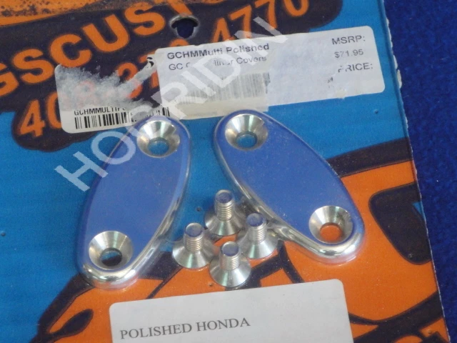 00 - 06 Greggs Customs Honda CBR1000RR flushmount mirror fairing plugs blockoffs - Image 2 of 4