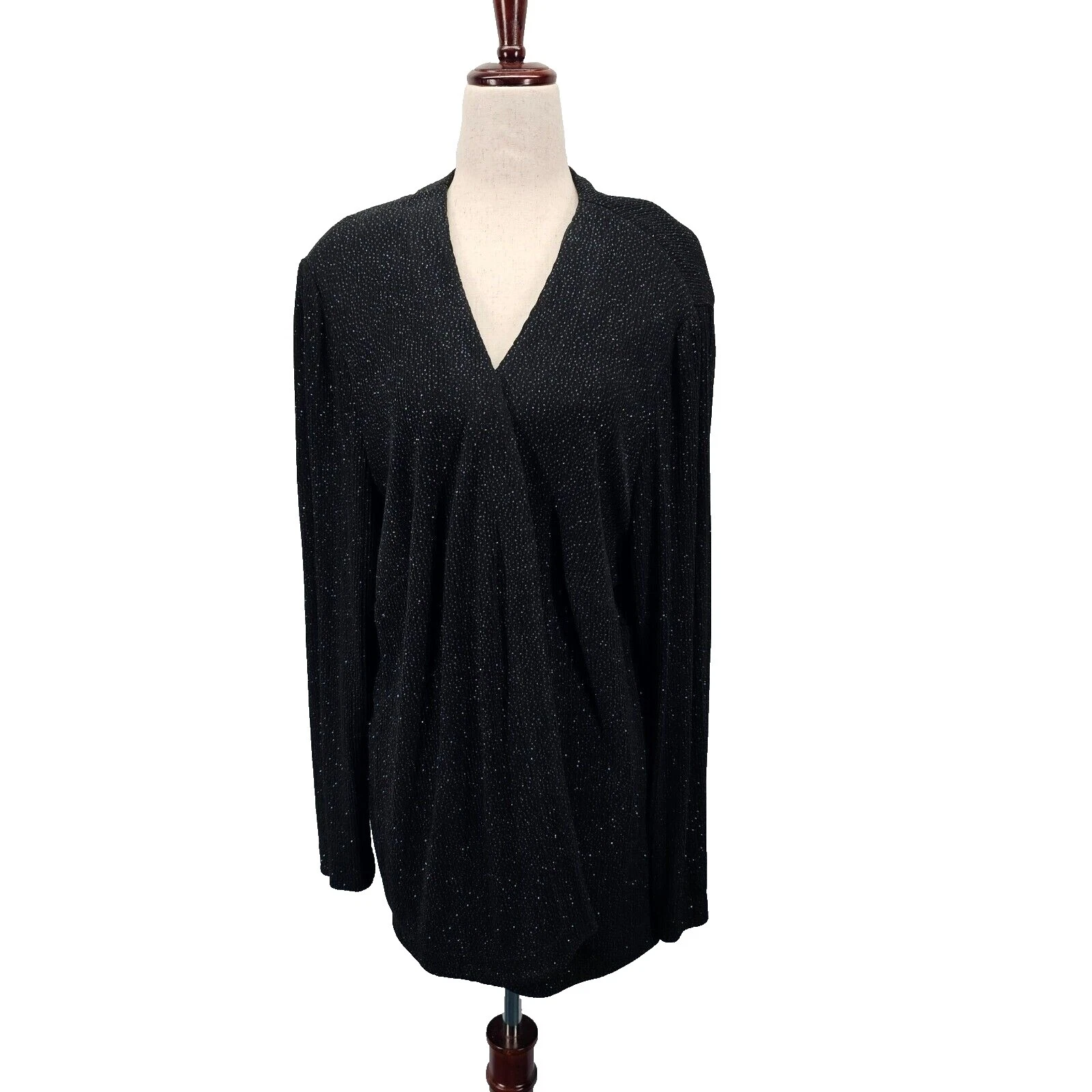 Cardigã Preta Alex Evenings Suéteres Femininos