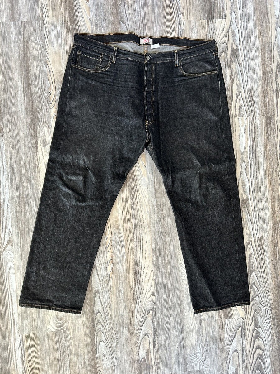 Levi's 501 Shrink To Fit Black 44x32 Mens | eBay