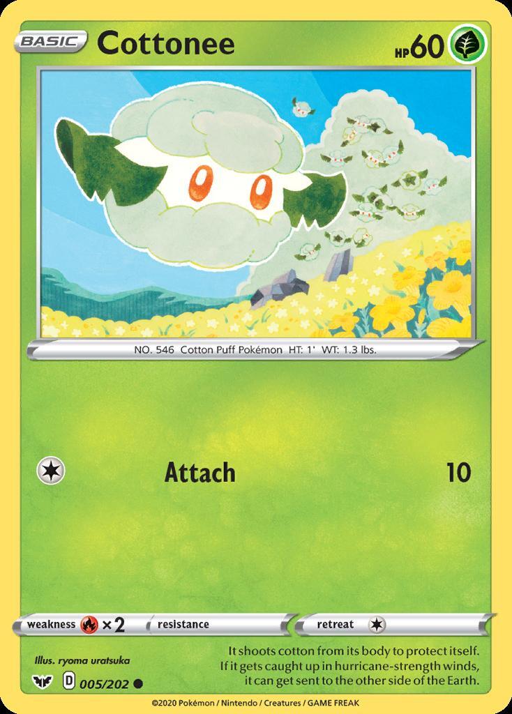 Pokemon Cottonee (5/225) Sword & Shield LP